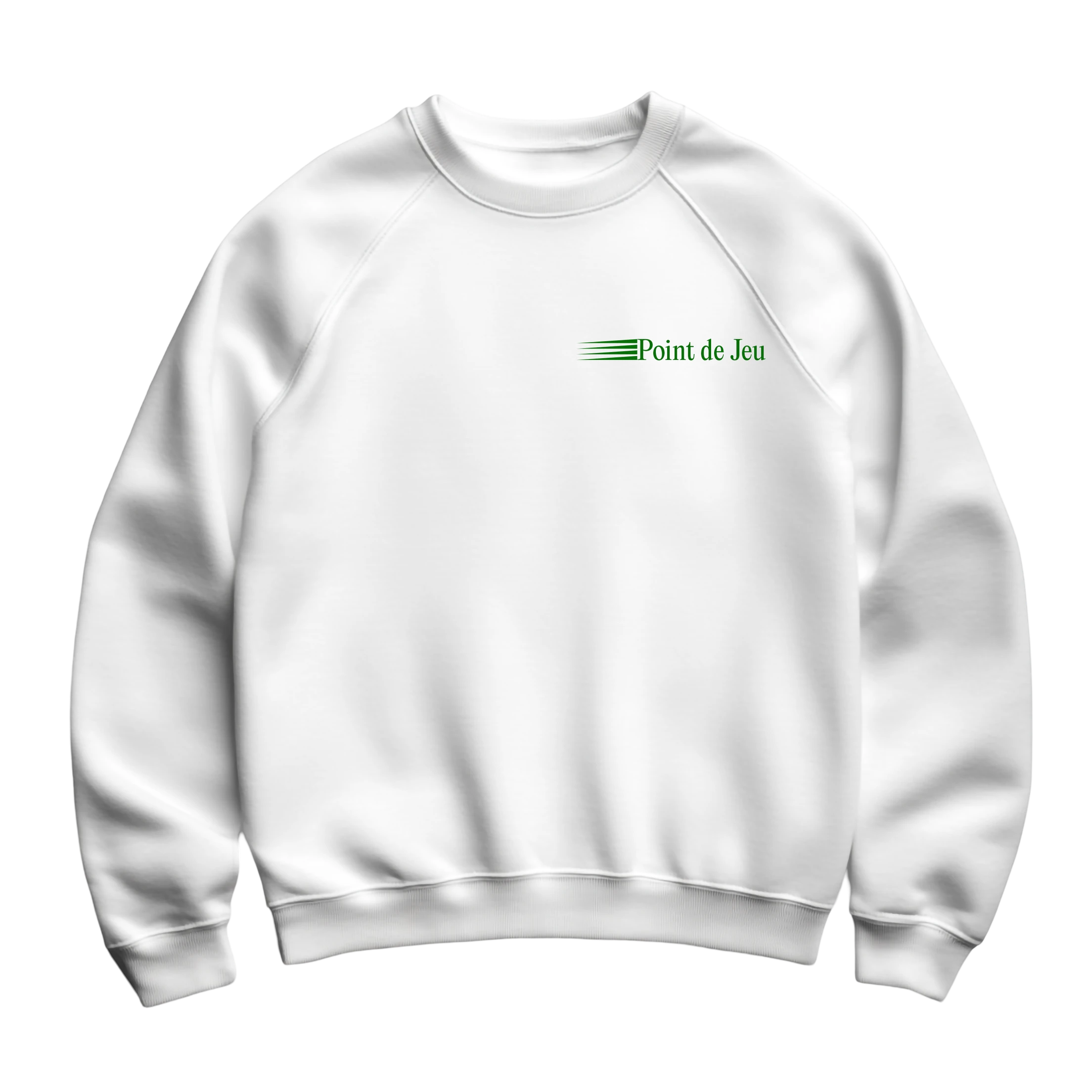 Point de jeu crewneck front