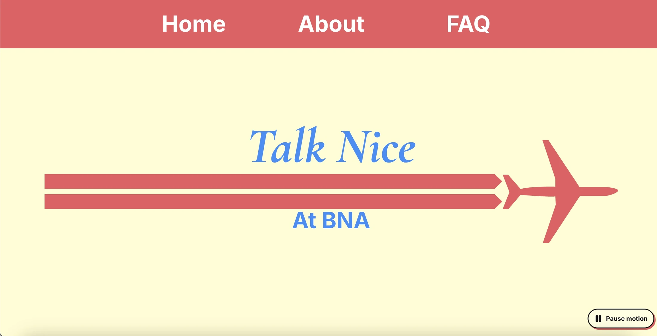 Talk nice home